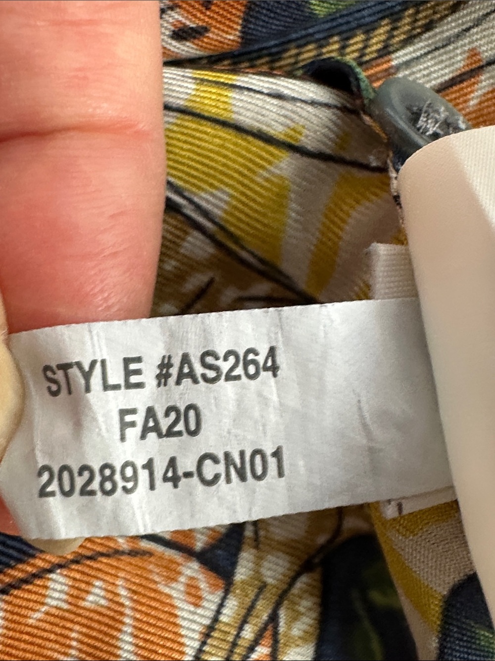 J Crew Collection silk twill shirt in giraffes - Picture 8 of 8